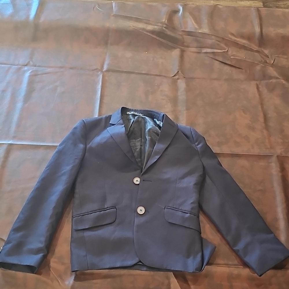 N English Laundry Dress Coat Navy Sz 7 Kids - Picture 2 of 5